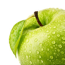 Оригинал схемы вышивки «зеленое яблоко» (№1046847)