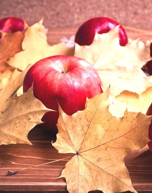 яблоки 20 цветов - крест - оригинал