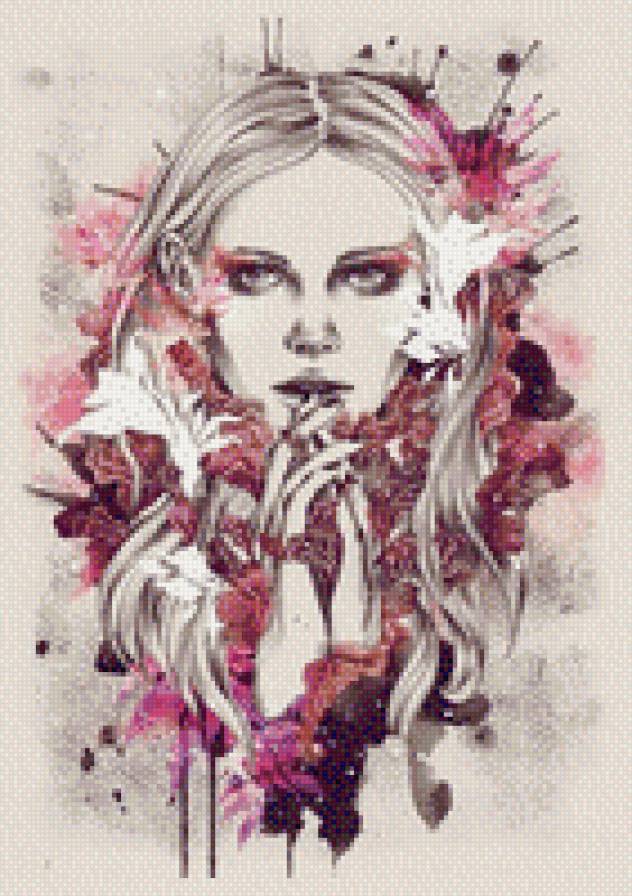 портрет - авангард - предпросмотр