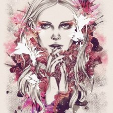 Схема вышивки «портрет»