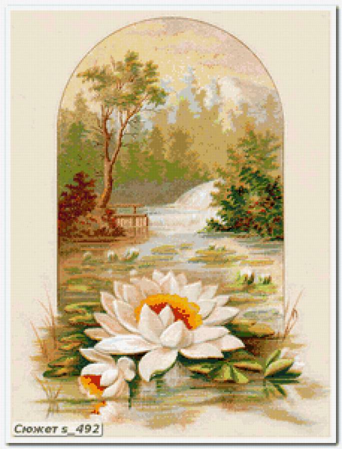 водные лилии - предпросмотр