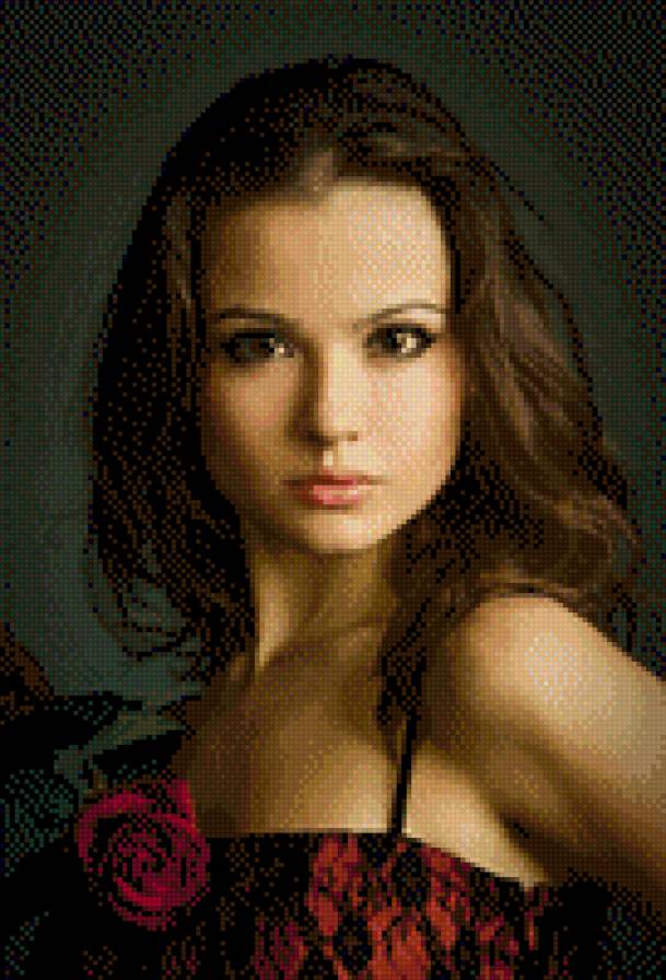 девушка в красном - девушка - предпросмотр