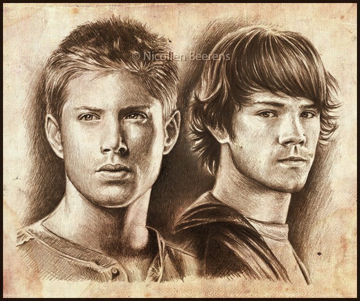 Сэм и Дин - дин, сверхъестественное, сэм, supernatural - оригинал