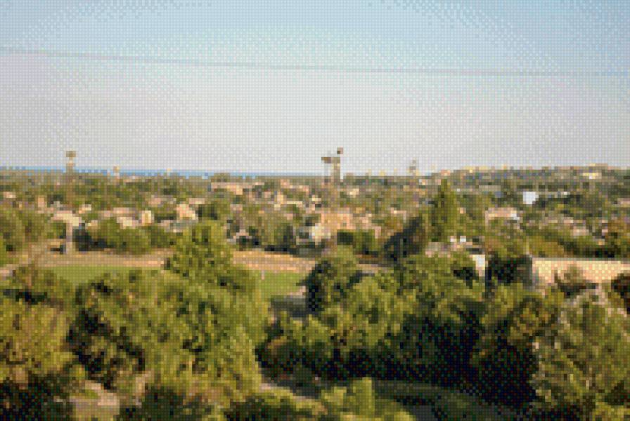 Таганрог из окна дома - пейзаж - предпросмотр