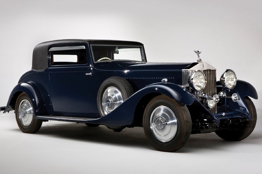 Ретро авто Ролс-Ройс - ролс-ройс, автомобиль, ретро - оригинал