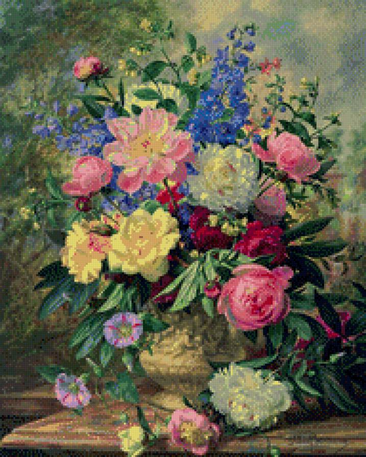 Альберт Вильямс 5 - натюрморт, цветы, картина, живопись, красота - предпросмотр