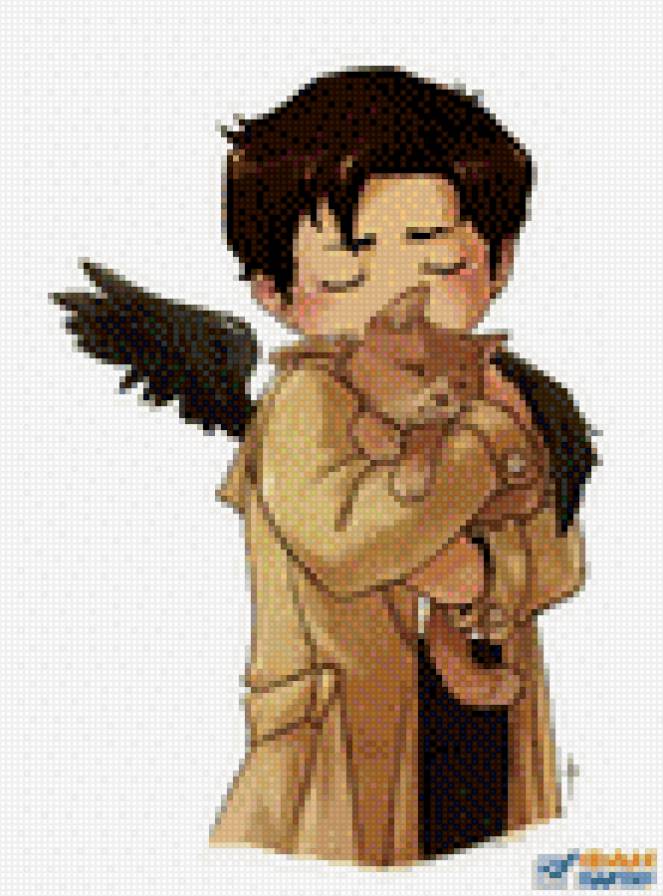 Дестиэль арт - supernatural, дин, сверхъестественное, кастиэль, кас - предпросмотр