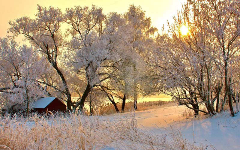 Зима - домик, зима - оригинал