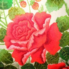 Схема вышивки «красуня»