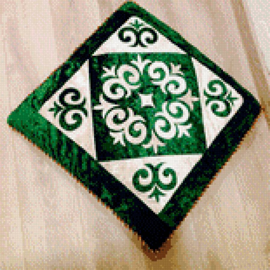 казахская подушка корпеше - орнамент, подушки - предпросмотр