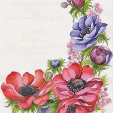 Оригинал схемы вышивки «цветы» (№1051887)