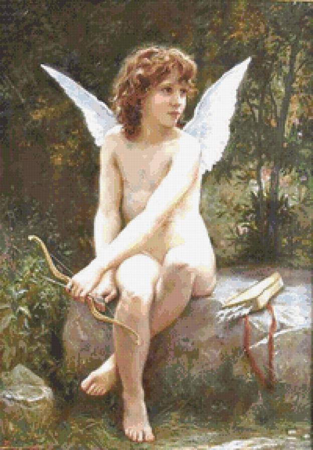 Амур - амур, картина, живопись - предпросмотр