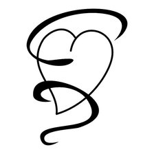 Схема вышивки «сердце»