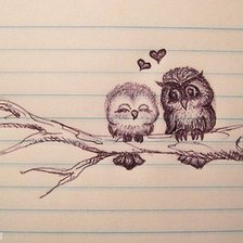 Схема вышивки «совята»