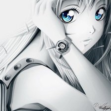 Схема вышивки «аниме»