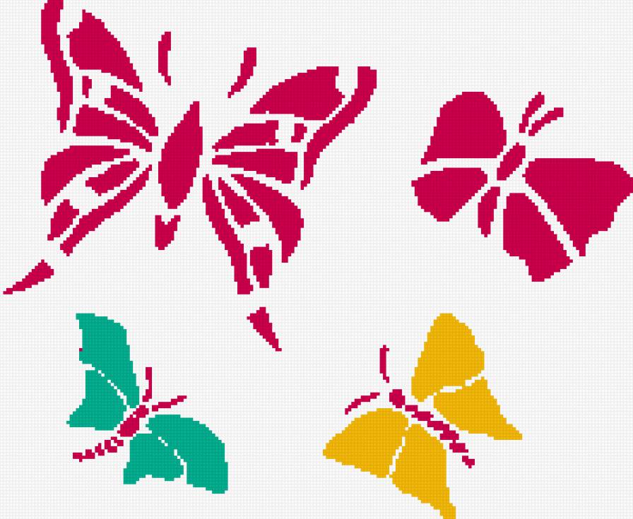 бабочки - предпросмотр