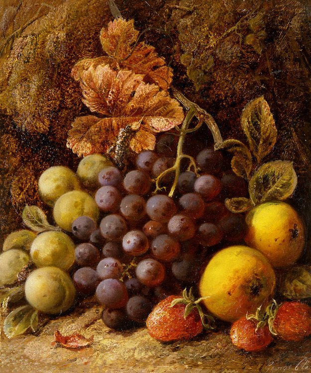 натюрморт с виноградом - натюрморт, фрукты - оригинал