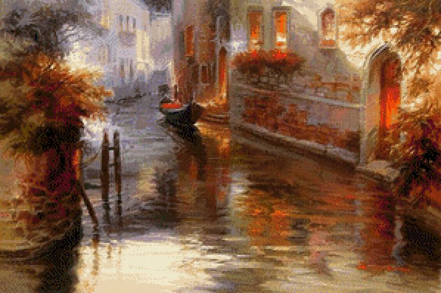 Венеция - венеция, городской пейзаж, вода, дома, город - предпросмотр