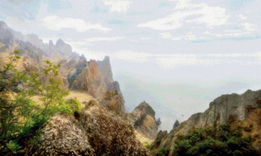 Кара-Даг. Утро - крым, горы, весна - предпросмотр