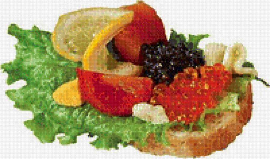 Бутерброд с икрой - икра, еда., бутерброд - предпросмотр