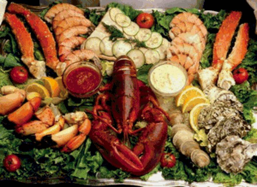 дары моря - еда, морепродукты - предпросмотр