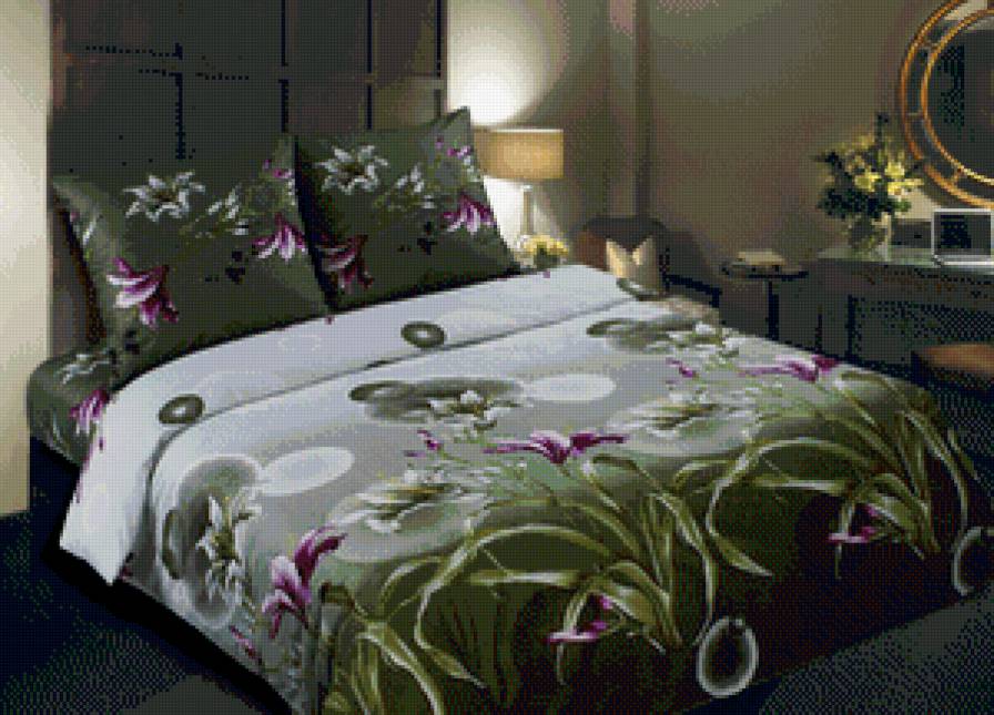 спальня - комната, интерьер - предпросмотр