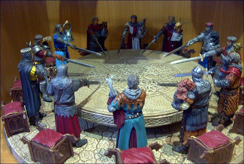 рыцари круглого стола - средневековье - оригинал