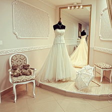 Схема вышивки «свадебный салон»
