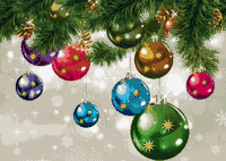 елочные шары - предпросмотр