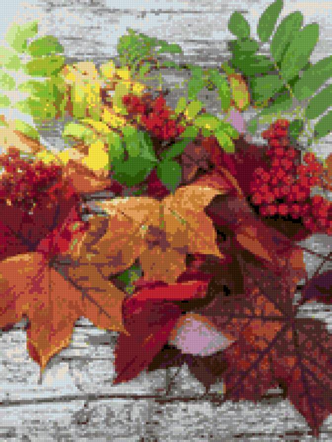 Осенний букет - листья, осень - предпросмотр