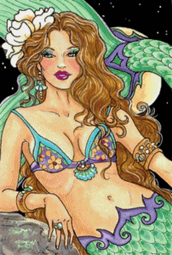 русалка - девушка, сказка, русалки, русалочка, миф, мифология, фентези - предпросмотр