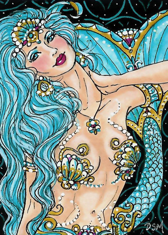 русалка - мифология, миф, русалки, фентези, сказка, девушка, русалочка - оригинал