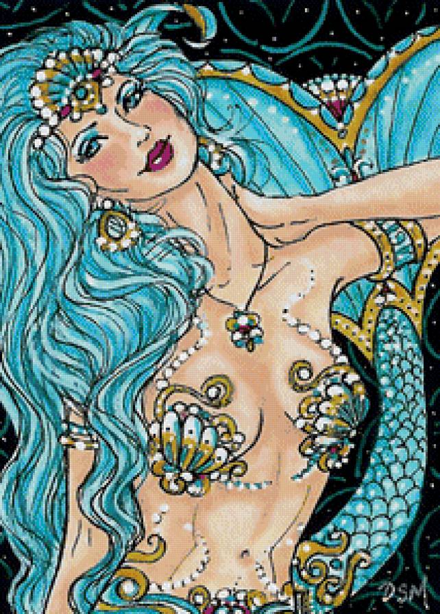 русалка - мифология, миф, девушка, сказка, русалки, фентези, русалочка - предпросмотр