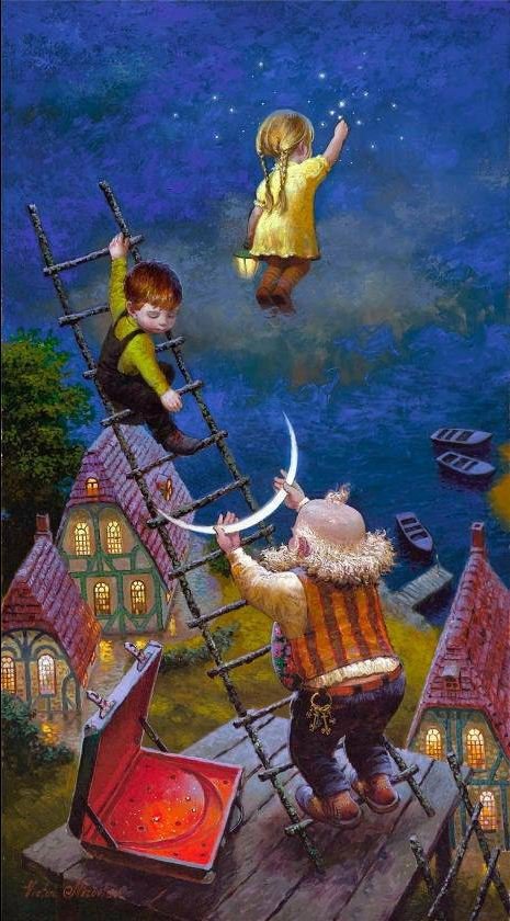 Месяц - дети, месяц - оригинал