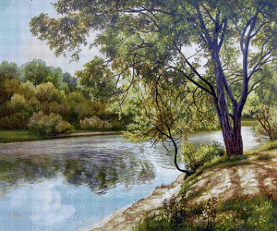 пейзаж - лето, пейзаж, природа - предпросмотр