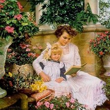 Схема вышивки «семья»