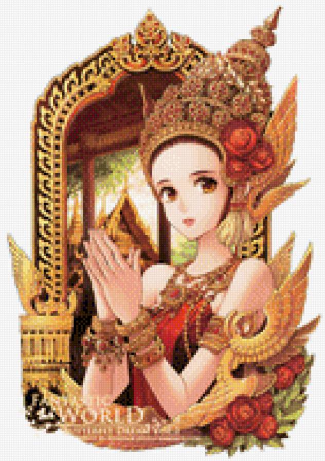 Девушка шаман - предпросмотр