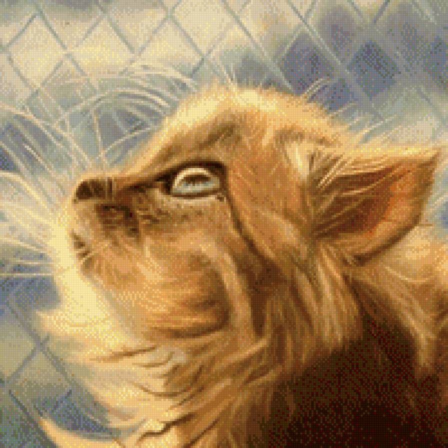 любопытство - картина, искусство, животные, живопись - предпросмотр