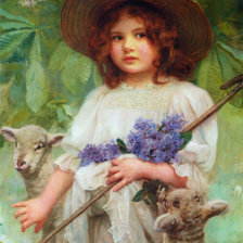 Схема вышивки «пастушка»