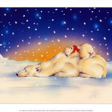 Схема вышивки «Полярные мишки»