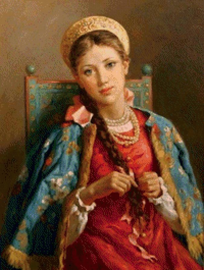 Русская красавица - девушка - предпросмотр