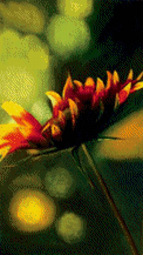 цветок - искусство, живопись, картина, цветы - предпросмотр