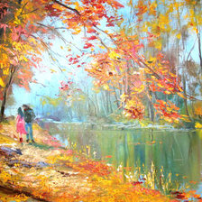 Схема вышивки «Осень»