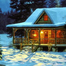 Оригинал схемы вышивки «зимняя сказка» (№1059508)