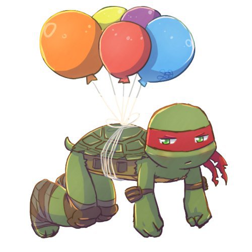 Раф на шариках - шарики, малыш, полет, раф - оригинал