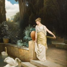 Схема вышивки «у пруда»