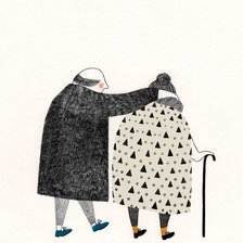 Схема вышивки «Being old»