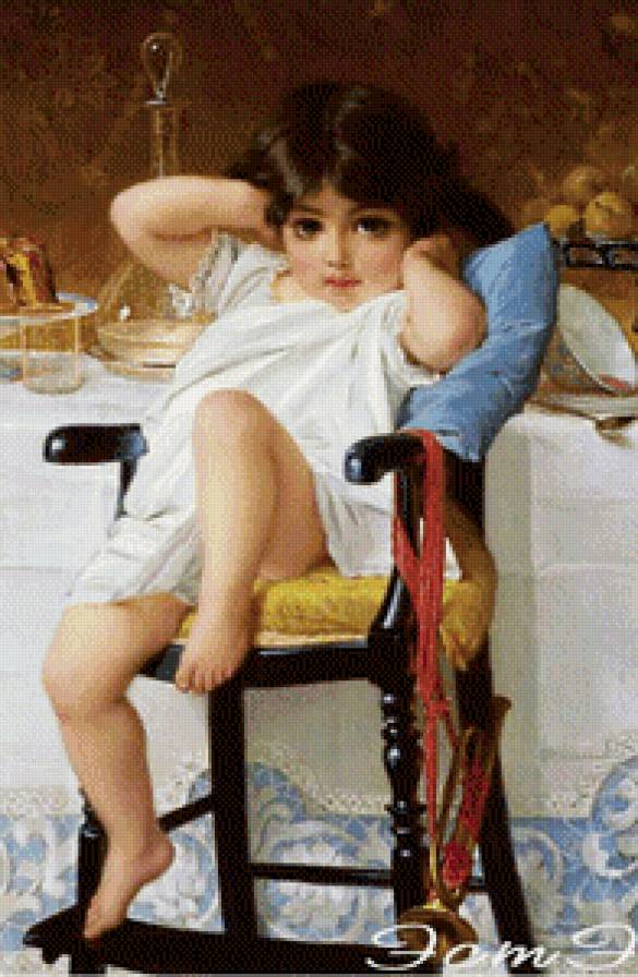 дети - цветы жизни - картина - предпросмотр