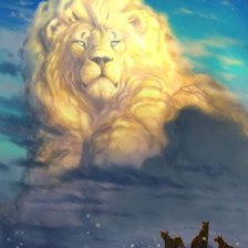 Схема вышивки «лев»