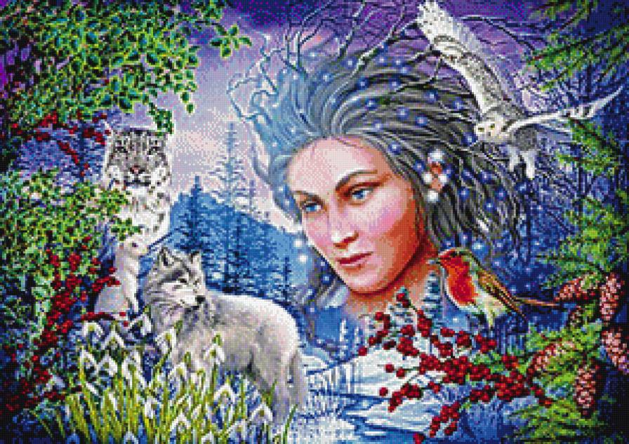 дух зимы 2 - дух, жизнь, красота, вселенная, природа, зима, душа - предпросмотр